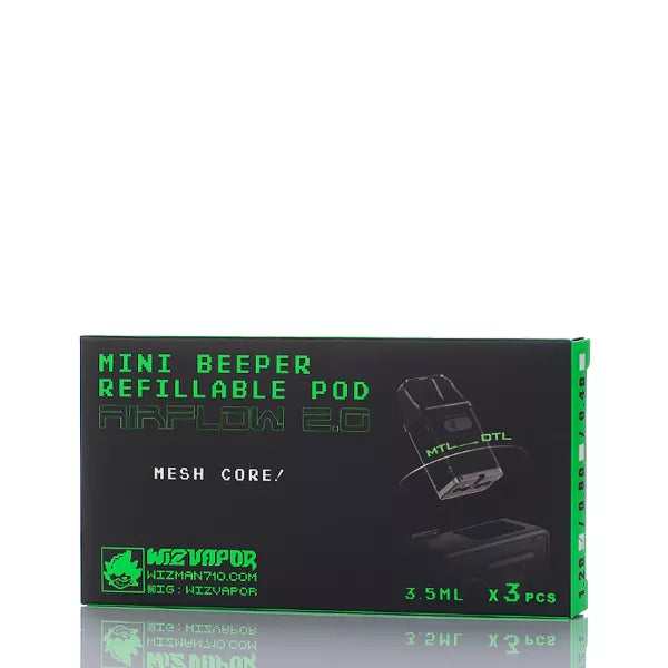 WIZVAPOR Mini Beeper 2.0 Replacement Pods (DISCONTINUED)