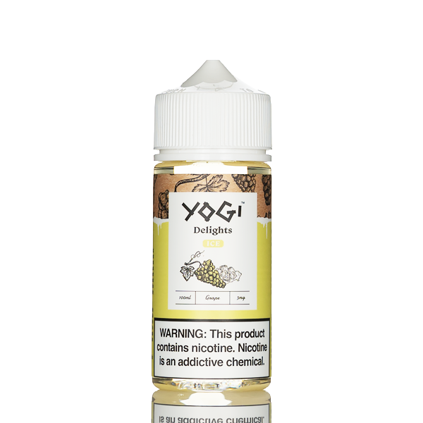 Yogi Delights E-Liquid - White Grape Ice - 100mL
