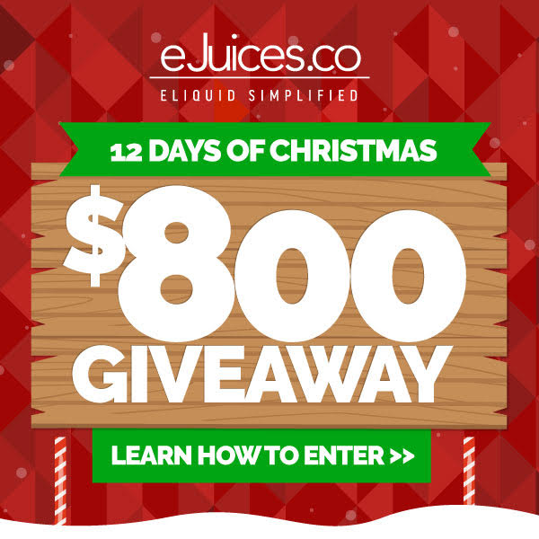eJuices.co 12 Days of Christmas 2017 Giveaway