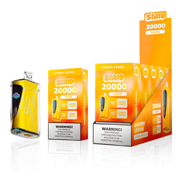 Best Deal STRIO 20000 Puffs Rechargeable Disposable Vape 24mL  - Cherry Lemon