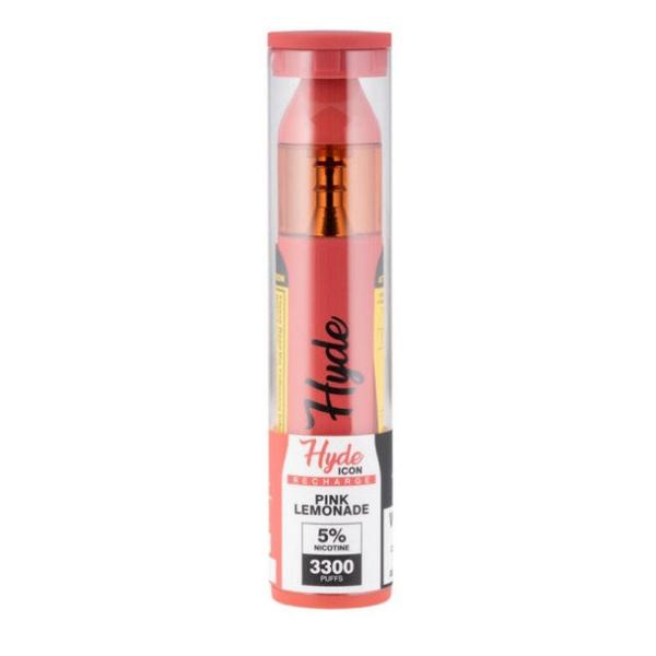 Best Deal Hyde Icon Recharge Disposable Vape 10mL 10-Pack Pink Lemonade