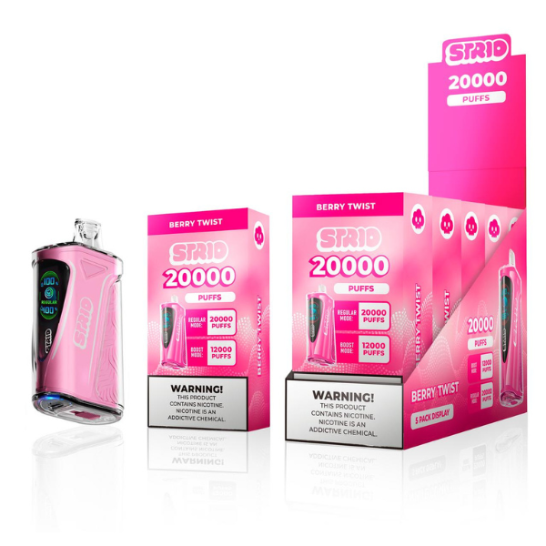 Best Deal STRIO 20000 Puffs Rechargeable Disposable Vape 24mL -  Berry Twist