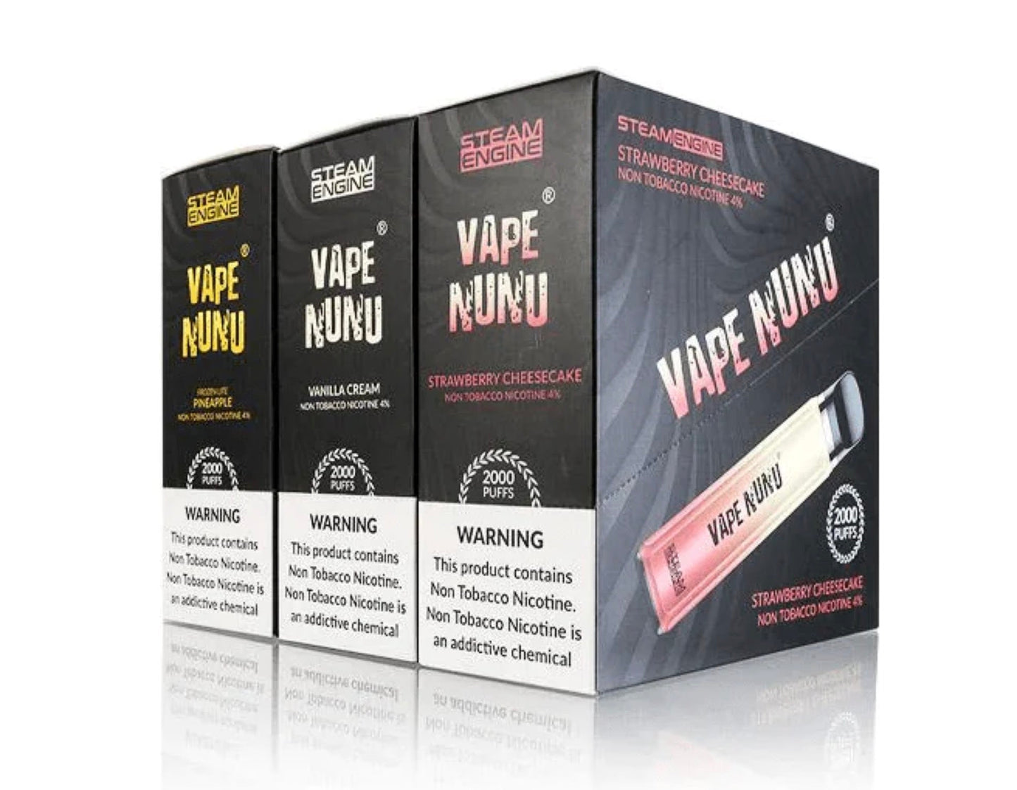 Steam Engine Vape NuNu 2000 Puffs Disposable 10-Pack