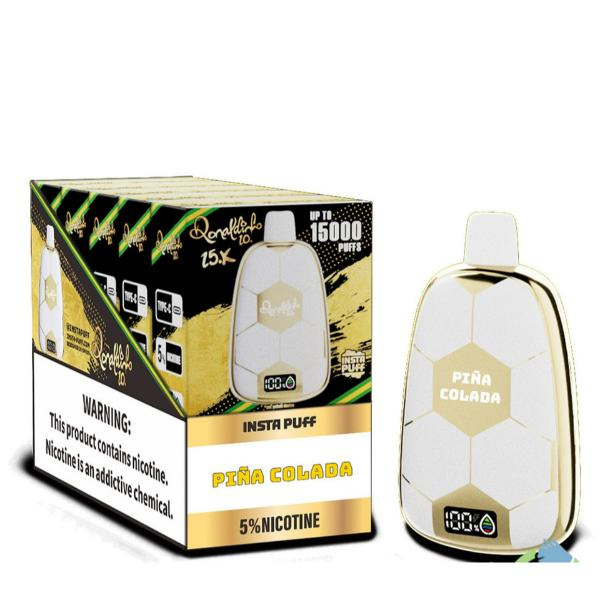 Best Deal Ronaldinho 10 15000 Puffs Disposable-Single Disposable Vape 18mL Best Flavor Pina Colada