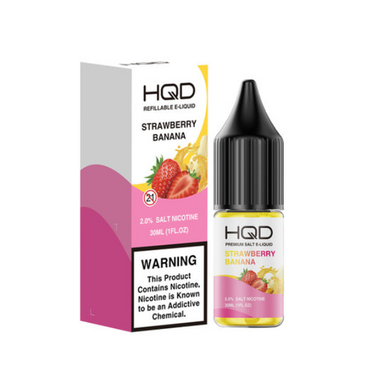 Best Deal HQD Premium Salt E-Liquid 30mL - Strawberry Banana