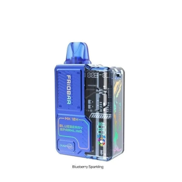 Best Deal FreeMax Friobar MX 10000 Puffs Disposable Vape 5-Pack 20mL Blueberry Sparkling