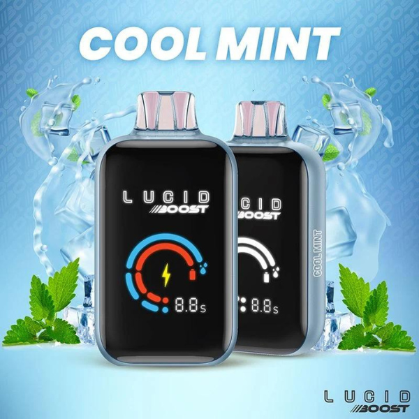 Best Deal Lucid Boost 20,123 Puffs Disposable Vape 18mL 5 Pack - Cool Mint