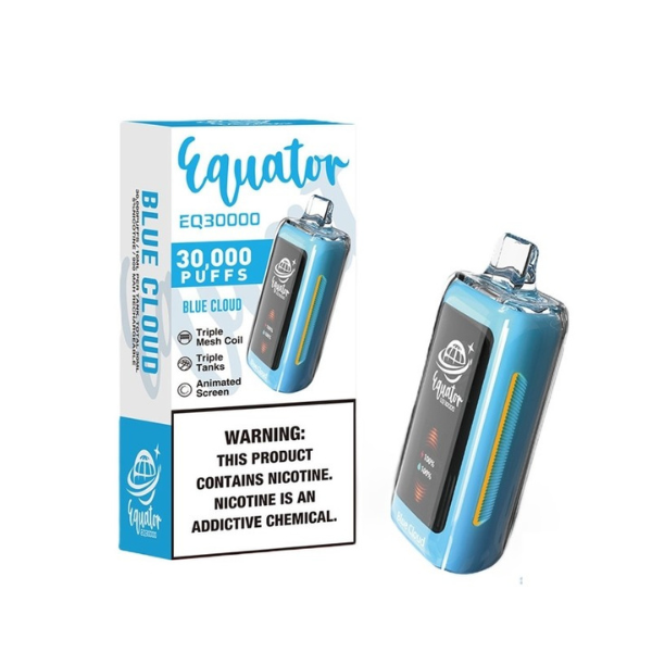 Best Deal Equator EQ30000 Rechargeable Disposable Vape 30ml -  Blue Cloud