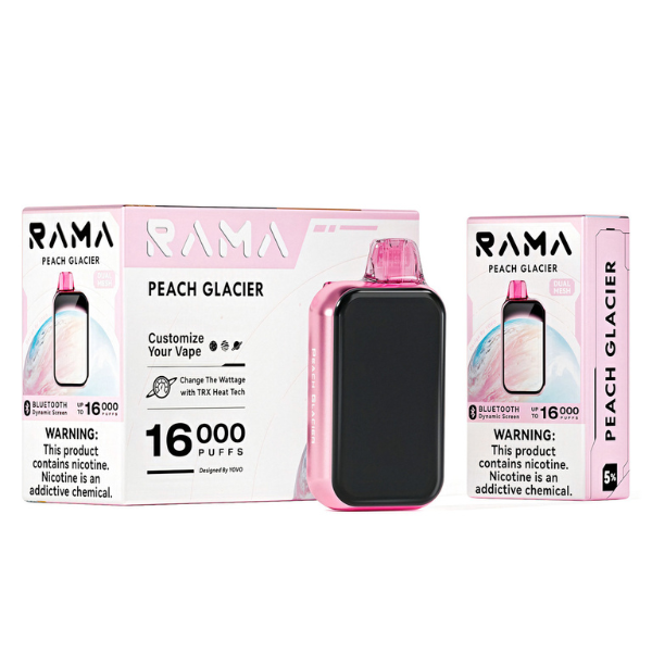 Best Deal Yovo Rama 16000 Puffs Disposable Vape 15mL -Peach Glacier