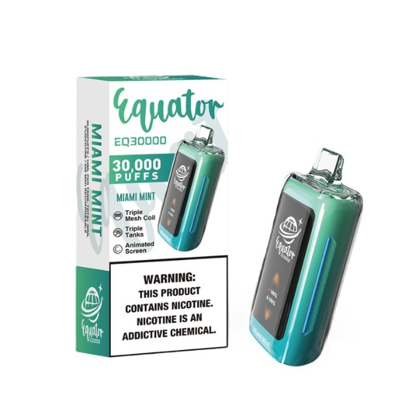 Best Deal Equator EQ30000 Rechargeable Disposable Vape 30ml - Miami Mint