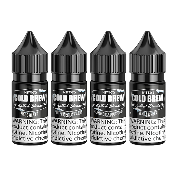 Nitros Cold Brew 30mL Vape Juice Best Seller bottles