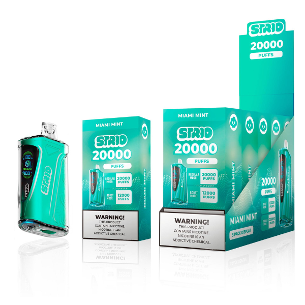 Best Deal STRIO 20000 Puffs Rechargeable Disposable Vape 24mL - Miami Hint 