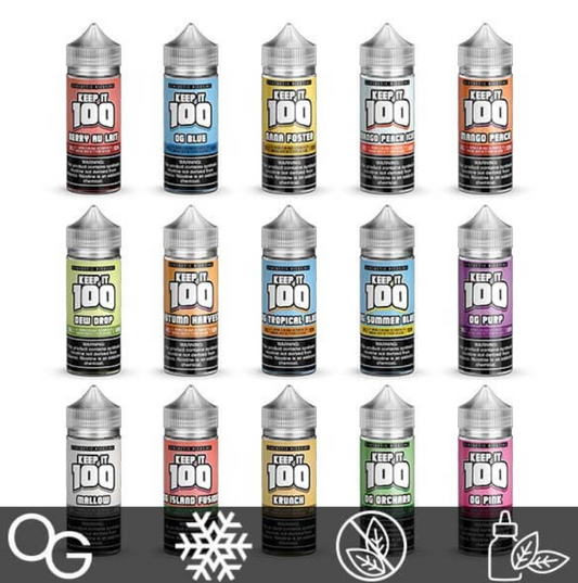 Keep It 100 Synthetic Series 100mL Best Flavors