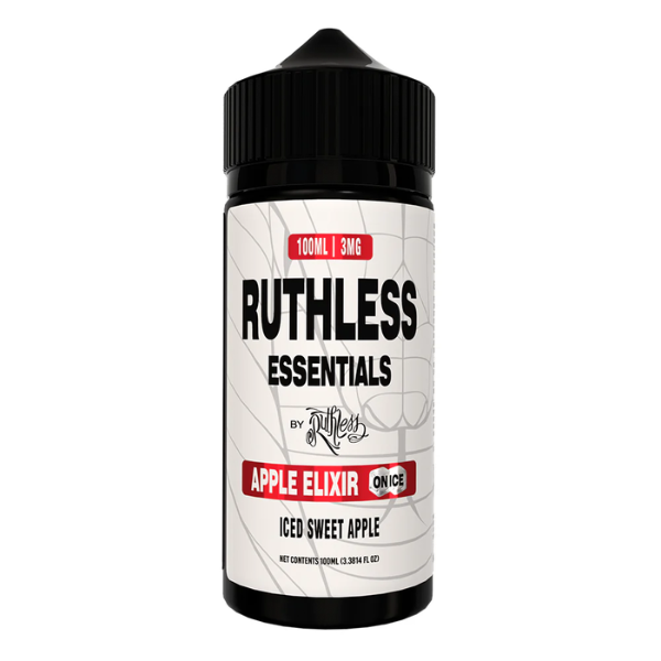 Best Deal Ruthless Essentials E-Liquid Vape Juice 100mL - Apple Elixir On Ice