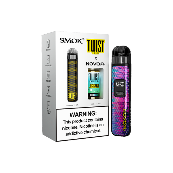 Best Deal SMOK Novo Pro Pod Device + Daddy's Vapor 10mL Bundle - Arctic Cool Mint