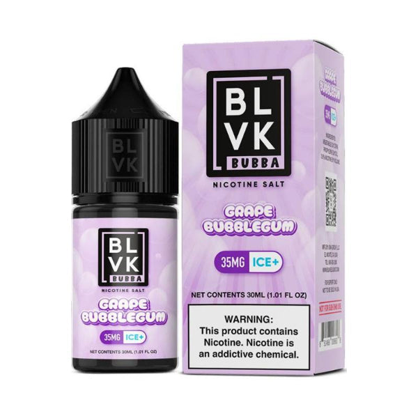 BLVK Salts 30mL Bubba Grape Bubblegum