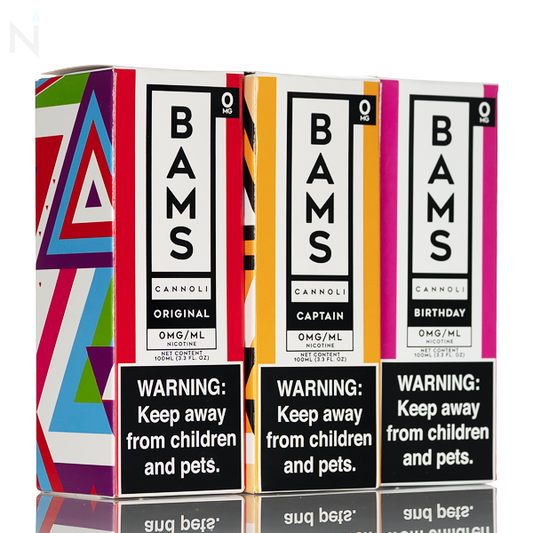 BAMS Cannoli - No Nicotine Vape Juice - 100mL