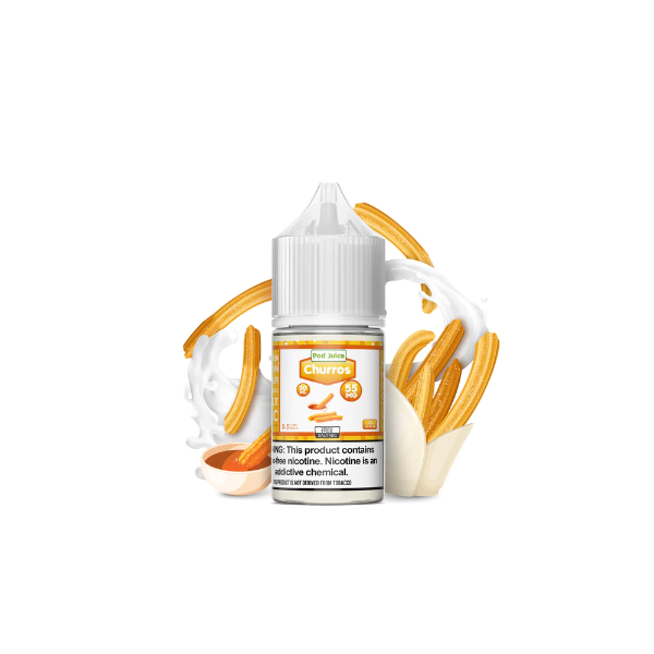 Pod Juice Salt TFN 30mL Vape Juice Best Flavors Churros