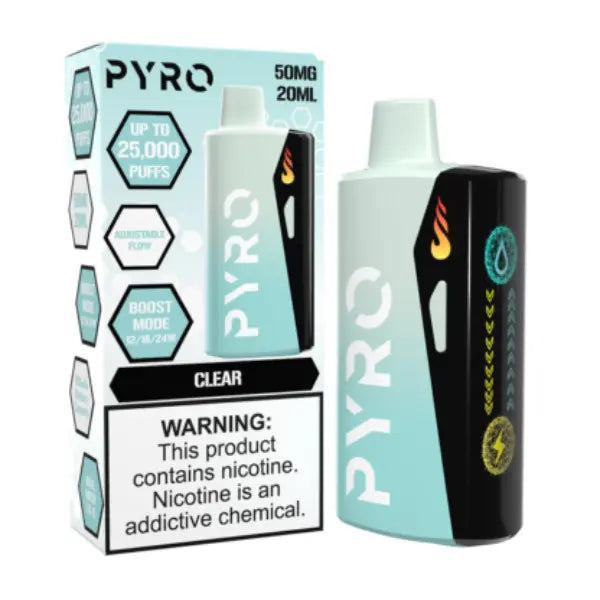 Best Deal Pyro Boost 25000 Puffs Disposable Vape 20mL - Clear