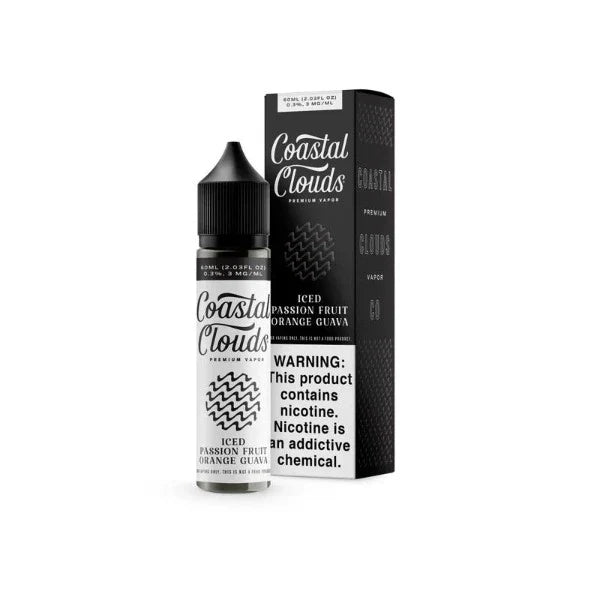 Best Deal Coastal Clouds Vape Juices 60mL  Passion Fruit Orange Guava Iced