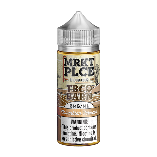 Best Deal MRKT PLCE TBCO Barn Vape Juice 100mL - Colombian Tobacco