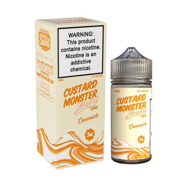 Best Deal Custard Monster Swirl Edition 100mL Vape Juice - Creamsicle