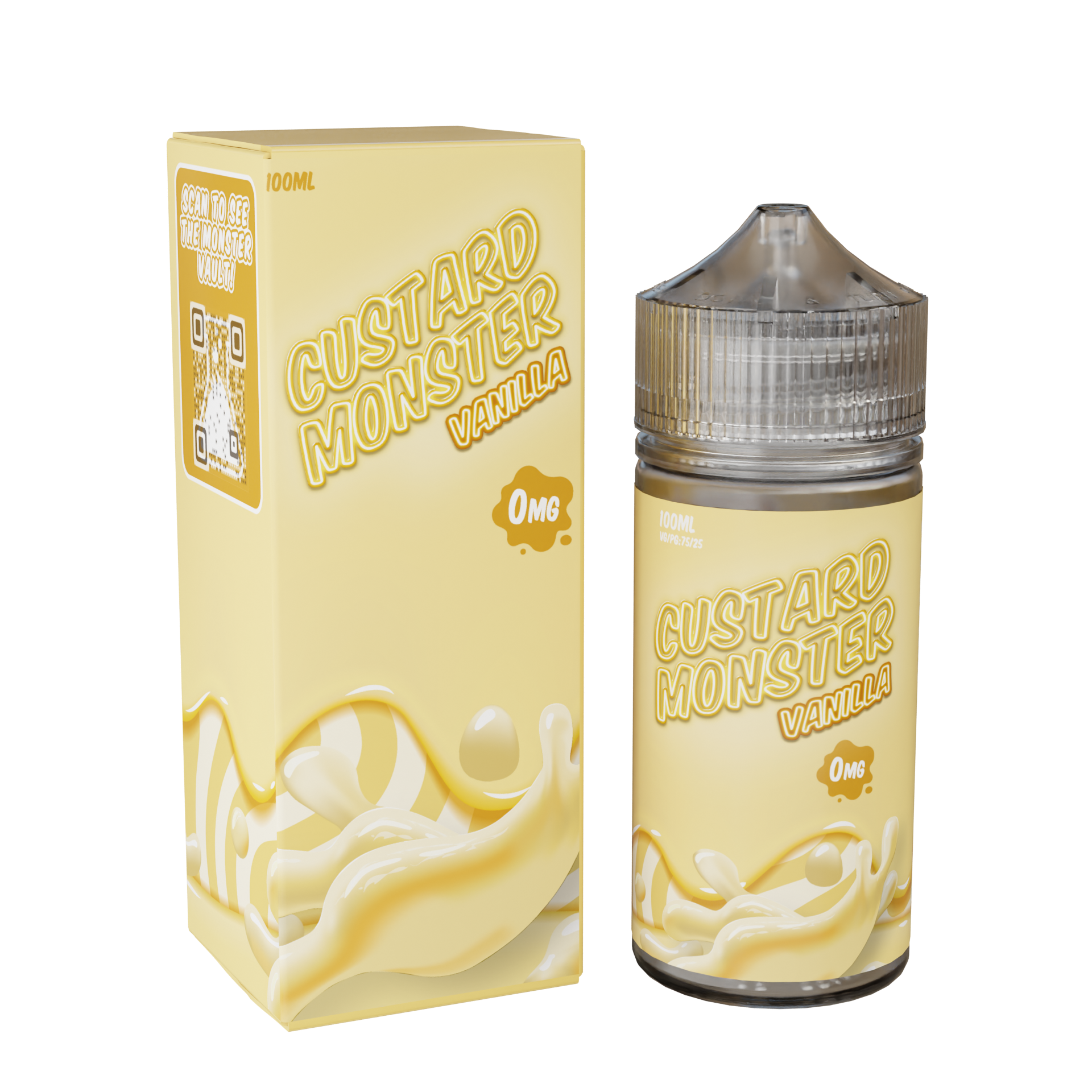 Best Deal Custard Monster TFN 100ML Vape Juice - Vanilla