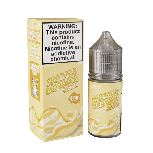 Best Deal Custard Monster Salt 30mL Vape Juice  - Vanilla