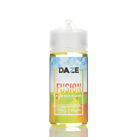 7 Daze Fusion TFN - Yellow Green Red Mango ICED - 100ml