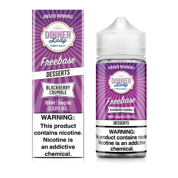 Best Deal Dinner Lady Desserts 100mL E-Juice - Blackberry Crumble