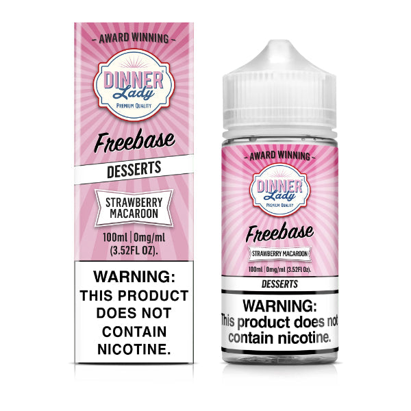 Best Deal Dinner Lady Desserts 100mL E-Juice - Strawberry Macaroon