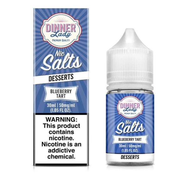 Best Deal Dinner Lady Desserts Nic Salt 30mL - Blueberry Tart