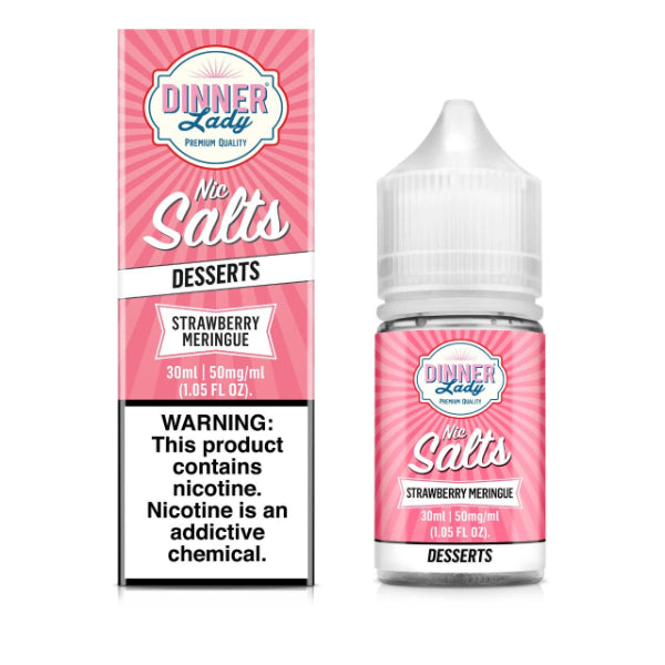 Best Deal Dinner Lady Desserts Nic Salt 30mL - Strawberry Meringue