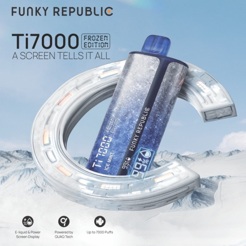 Funky Republic Ti7000 Recharge Vape 12.8mL