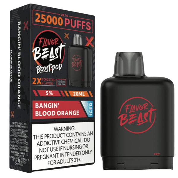 Flavor Beast Level X Boost Pods 25,000 Puffs (battery not included)