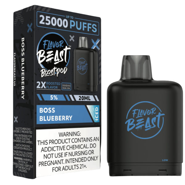 Flavor Beast Level X Boost Pods 25,000 Puffs (battery not included)