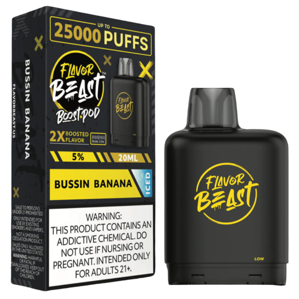 Flavor Beast Level X Boost Pods 25,000 Puffs (battery not included)