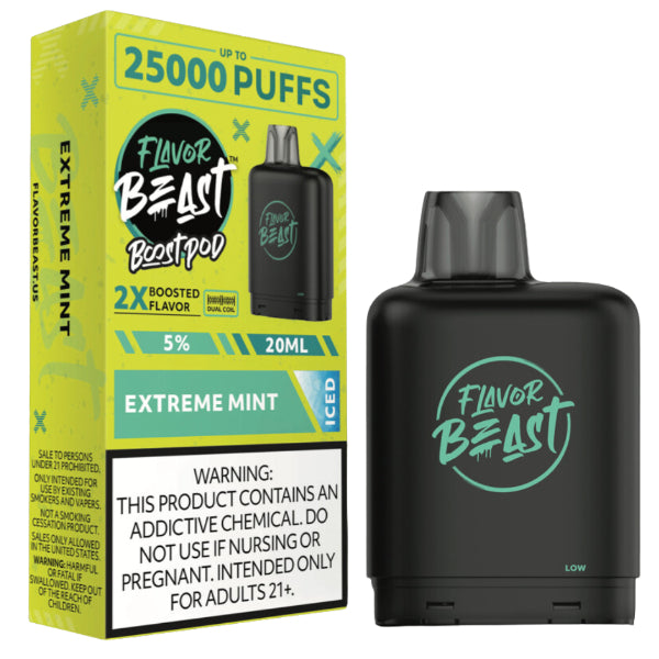 Flavor Beast Level X Boost Pods 25,000 Puffs (battery not included)