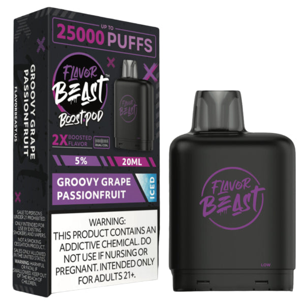 Flavor Beast Level X Boost Pods 25,000 Puffs (battery not included)