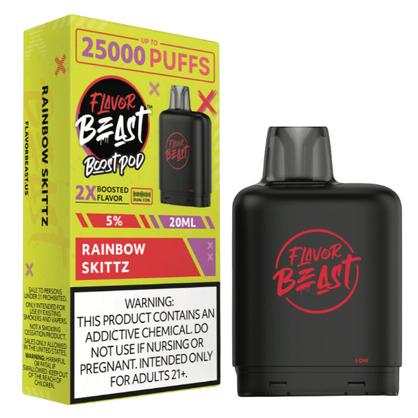 Flavor Beast Level X Boost Pods 25,000 Puffs (battery not included)