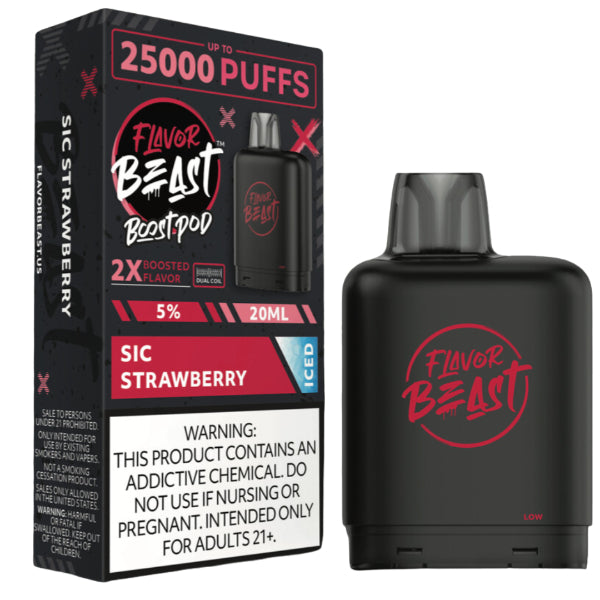 Flavor Beast Level X Boost Pods 25,000 Puffs (battery not included)