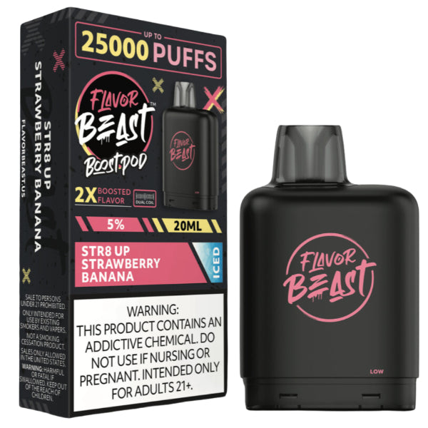 Flavor Beast Level X Boost Pods 25,000 Puffs (battery not included)