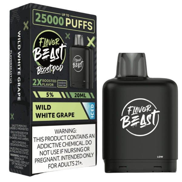 Flavor Beast Level X Boost Pods 25,000 Puffs (battery not included)