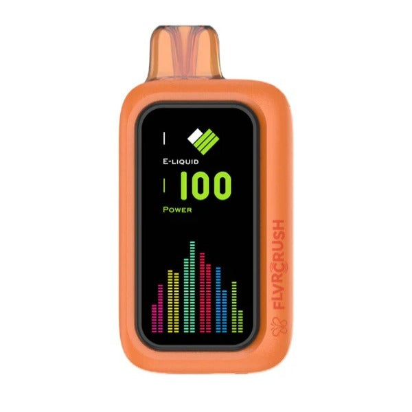 Best Deal FlvrCrush 16000 Puffs Rechargeable Disposable Vape 16mL Crush Orange