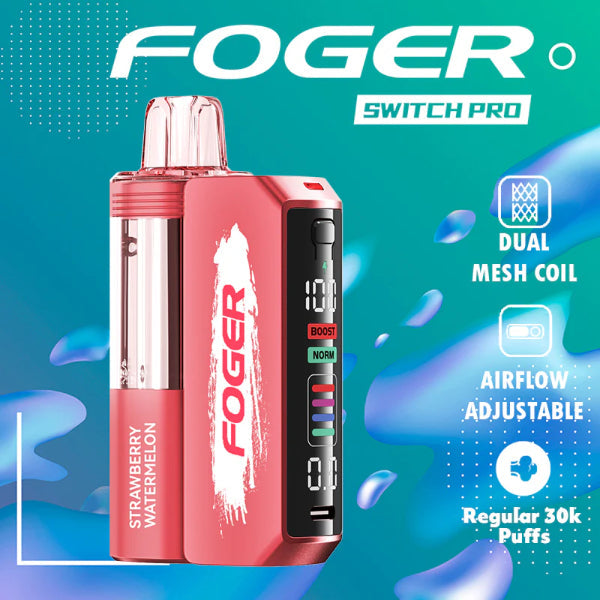 Foger Switch Pro 30,000 Puffs Disposable Kit Strawberry Watermelon