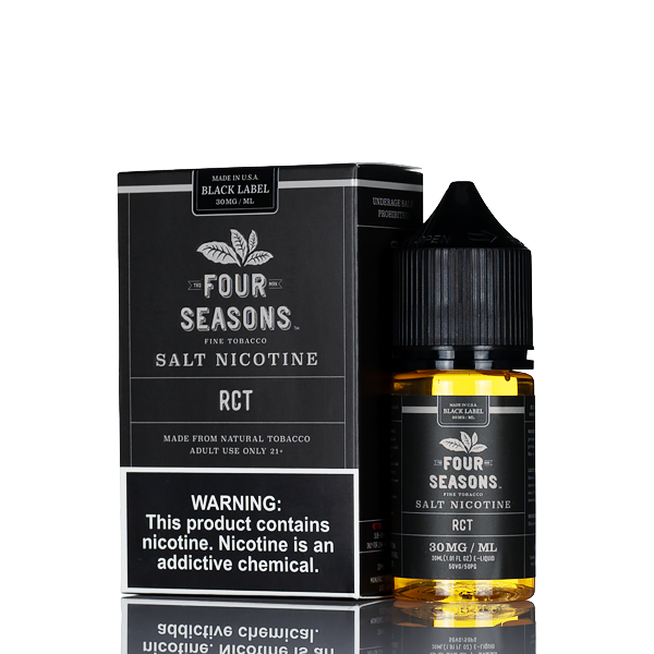 Four Seasons Salt Nicotine - Black Label - RCT - 30ml