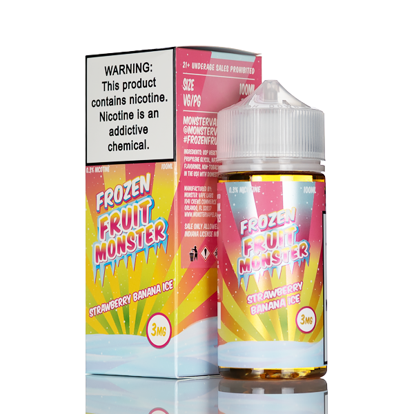Frozen Fruit Monster - Strawberry Banana Ice - 100mL