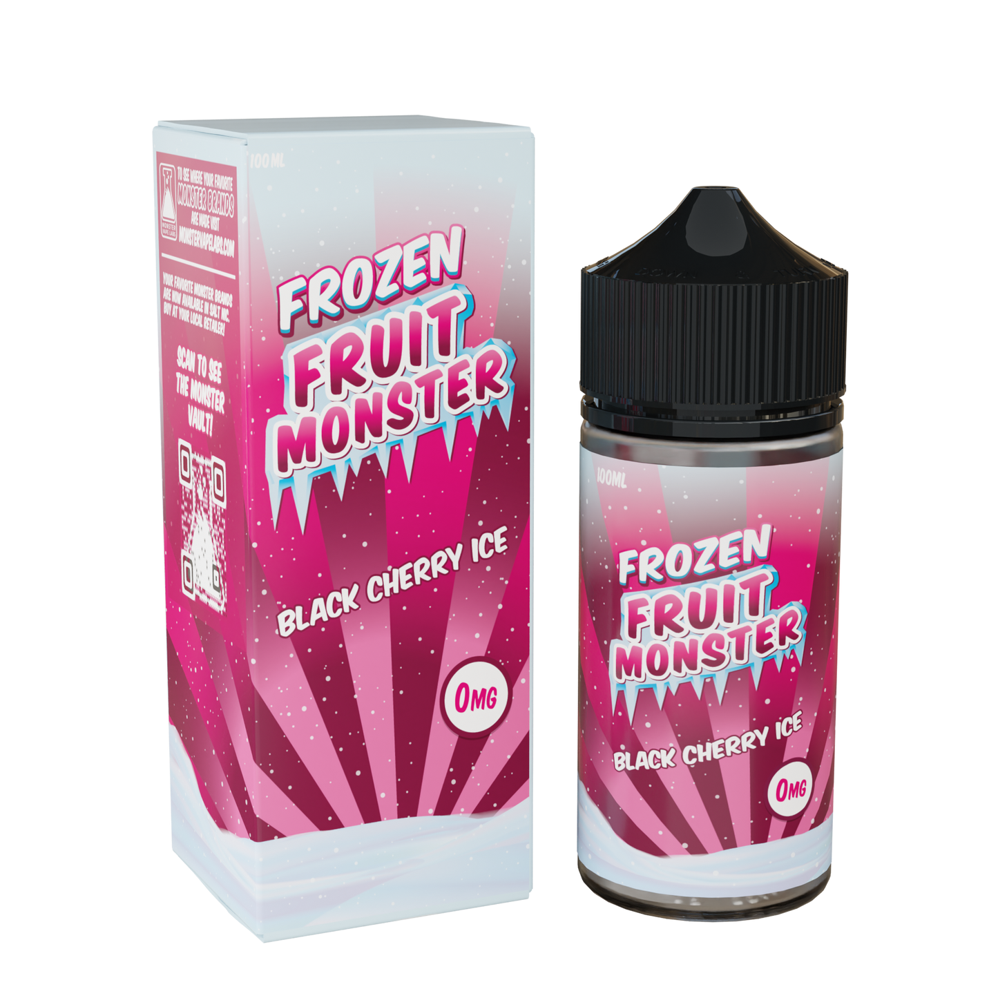 Best Deal Fruit Monster 100mL Vape Juice Fruit Monster 100ml Black Cherry Ice