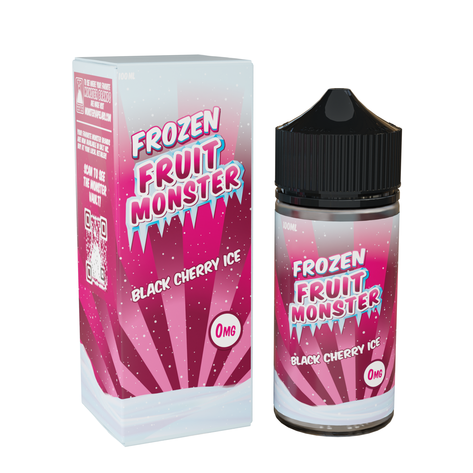 Best Deal Fruit Monster 100mL Vape Juice Fruit Monster 100ml Black Cherry Ice