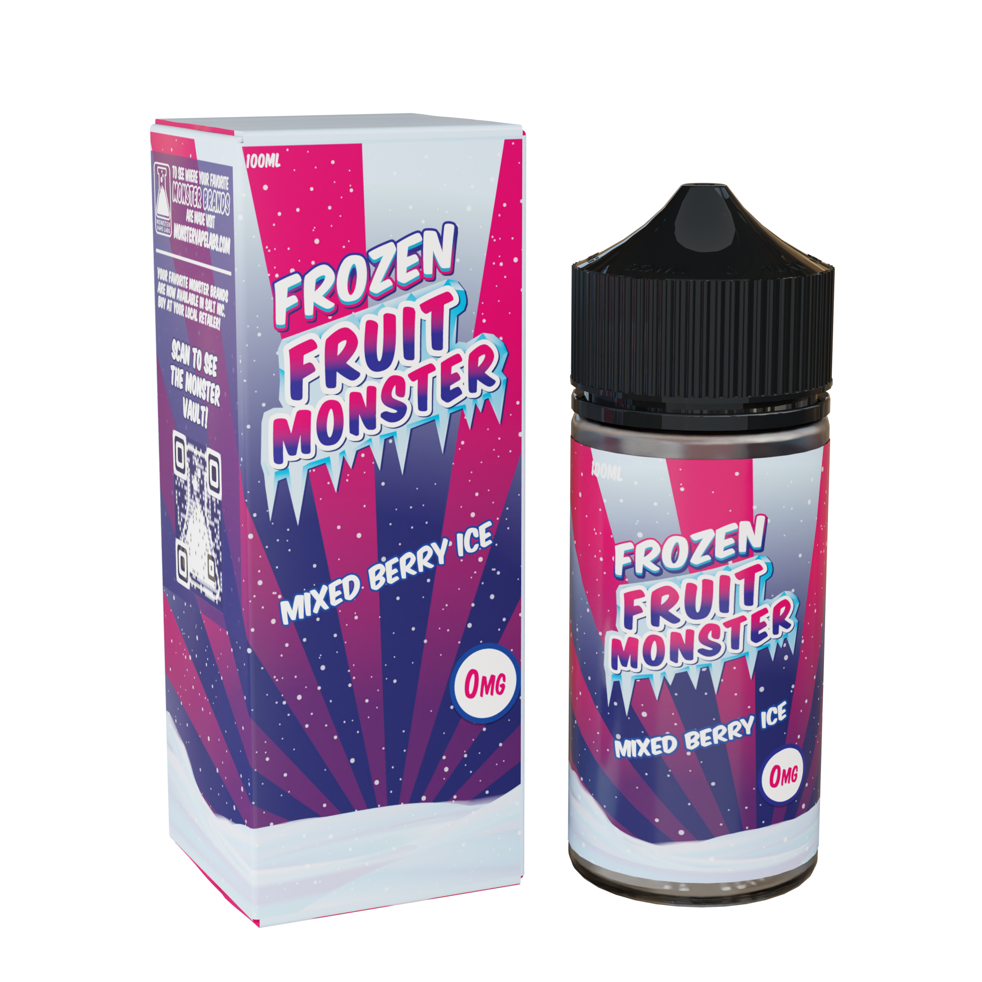 Best Deal Fruit Monster 100mL Vape Juice Mixed Berry Ice